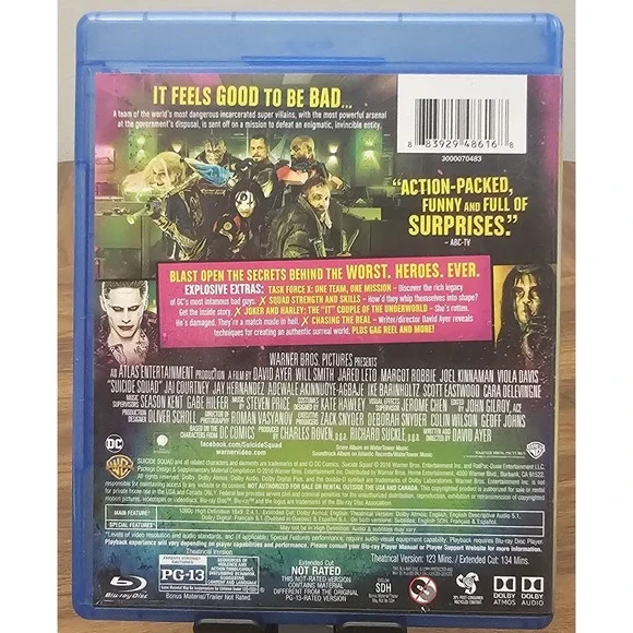 Suicide Squad Extended Cut Blu-ray - Picture 2 of 2